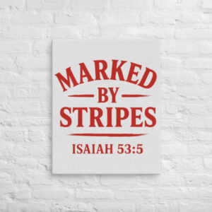 Marked by Stripes Canvas