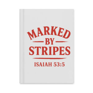 Marked by Stripes Hardcover Journal