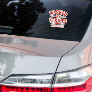 Marked by Stripes Kiss-Cut Sticker